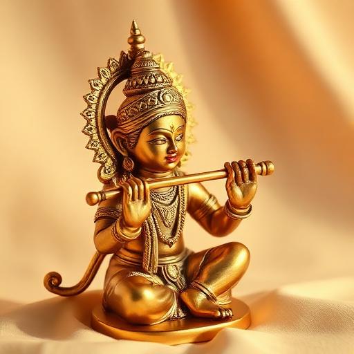 Krishna Photo Frame — Wooden